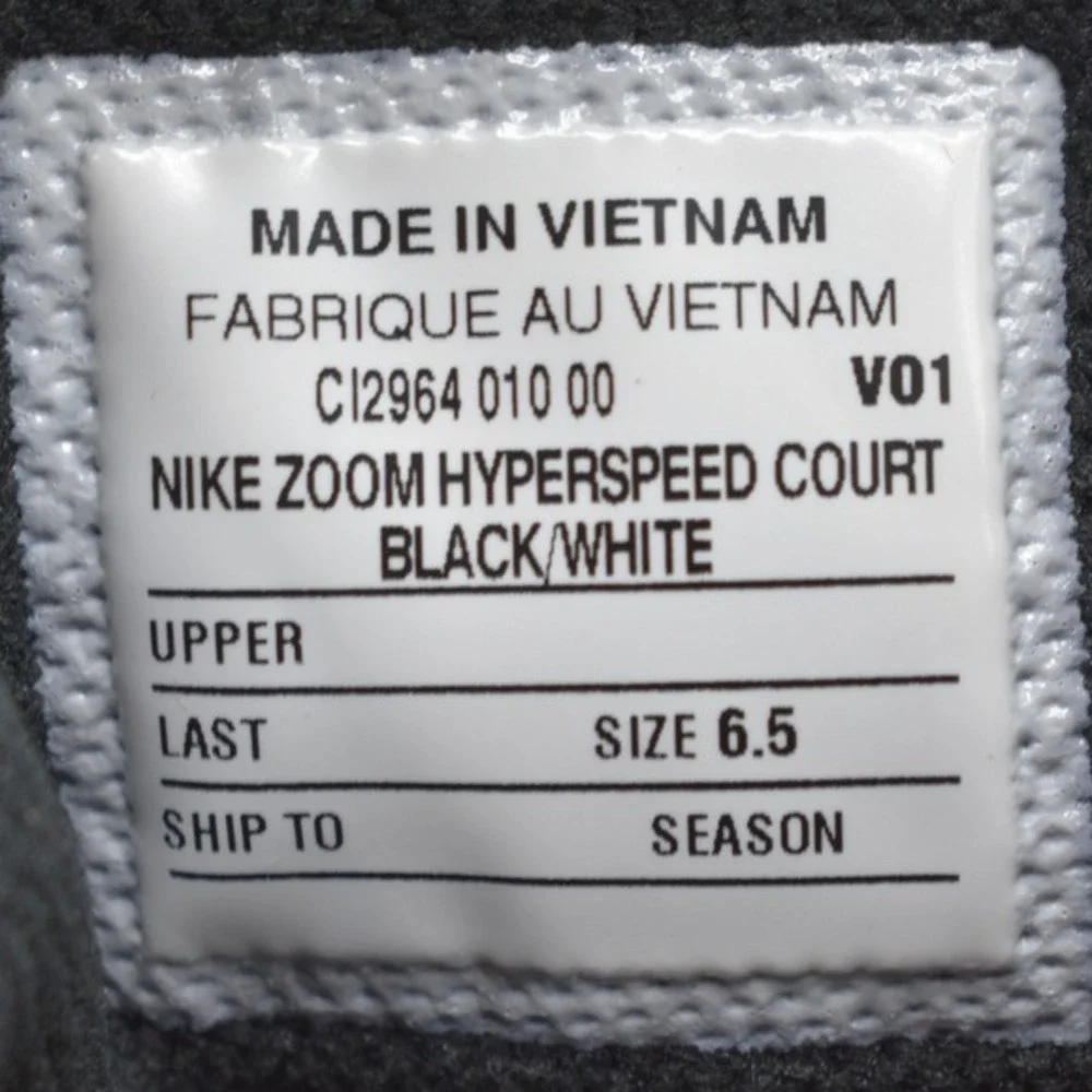 Nike Zoom Hyperspeed Court Volleyball Shoes Womens 8 Mens 6.5 CI2964-010‎ NEW - Picture 12 of 13
